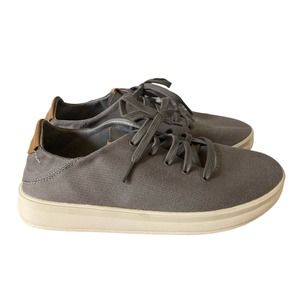 Women’s Olukai KIIHELE LI Fog Size 6.5 Canvas Casual Sneaker